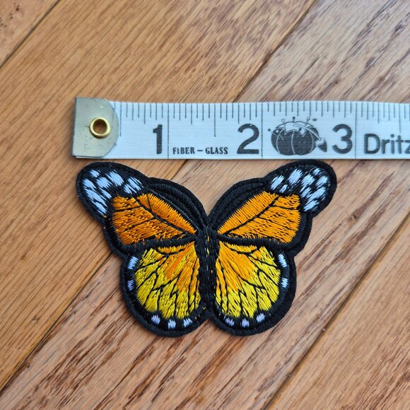 Butterfly Applique Patch - Embroidered Insect Badge 2-7/8" (Iron On) Set of 11 - Picture 5 of 6